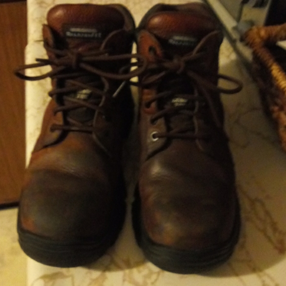 Skechers Shoes Sketchers Comp Toe Womens Be Leather Work Boots